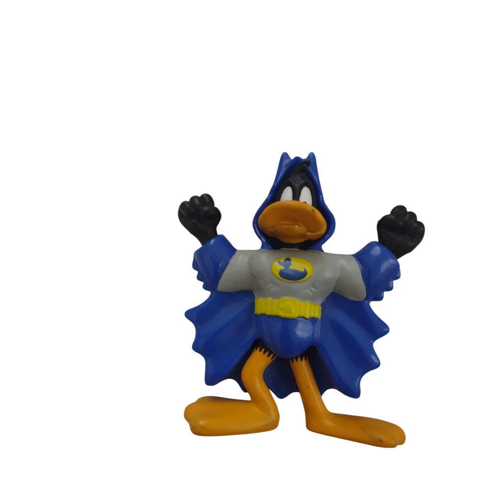DAFFY DUCK figure Looney Tunes super-hero Batman Duckman toy 1991 Nostalgia